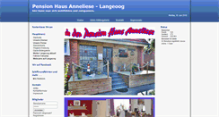 Desktop Screenshot of haus-anneliese-langeoog.de