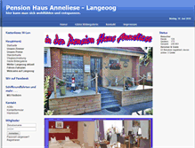 Tablet Screenshot of haus-anneliese-langeoog.de